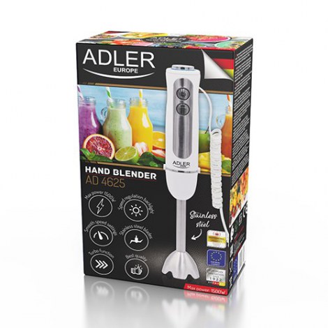 Adler | AD 4625w | Hand blender | Hand Blender | 1500 W | Number of speeds 5 | Turbo mode | White - 6